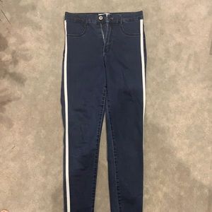 Zara Kids Jeans with White Stripe